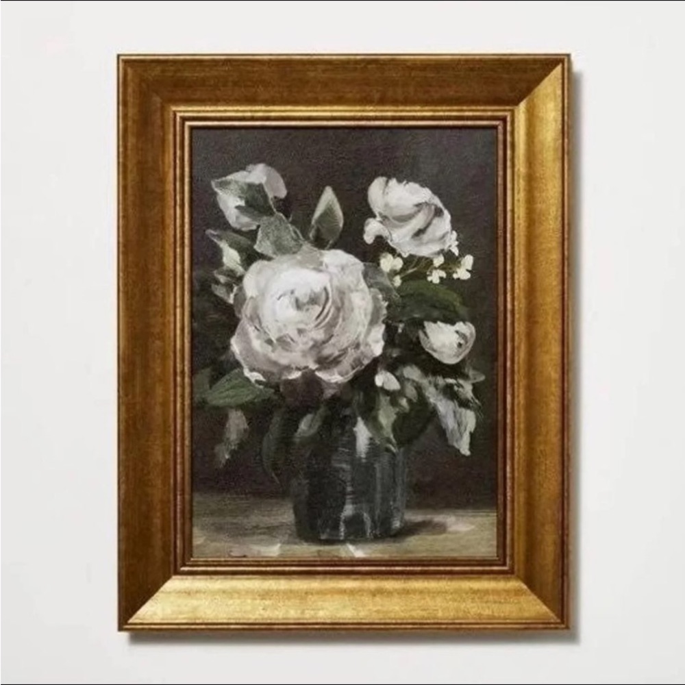 STUDIO MCGEE VINTAGE FLORAL WALL CANVAS  NWT